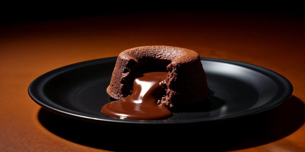 fondant au chocolat végétalien